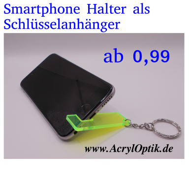 Handyhalter aus Acrylglas
