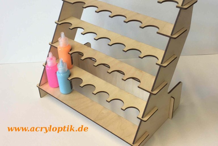 Farbenregal Farbständer Tabletop für 33 Vallejo, Andrea o. Army Painter Farben