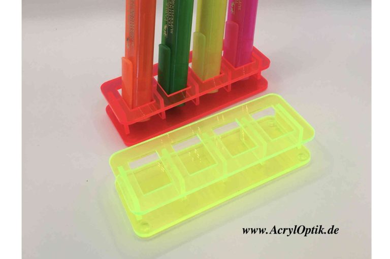 AcrylOptik Textmarker Organizer. Farbe: grün