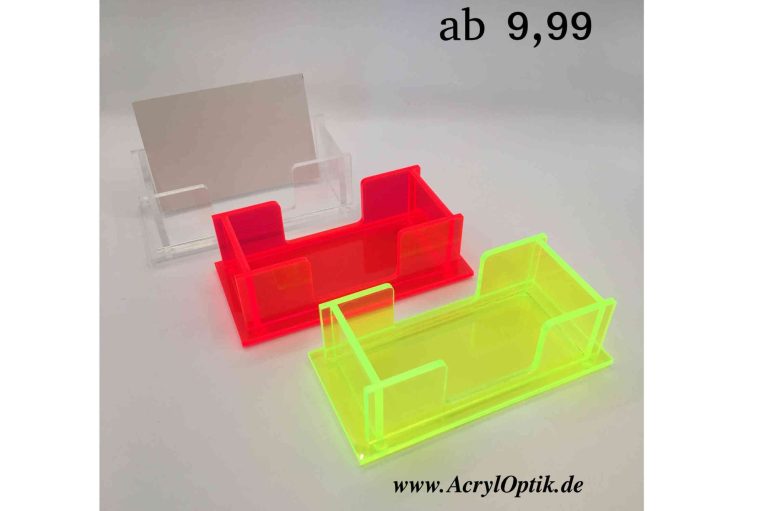 Acryl Visitenkartenhalter