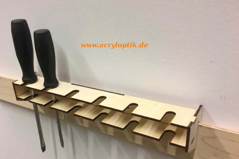 Schraubendreher Halter für French Cleat Wand für 6 Schraubenzieher